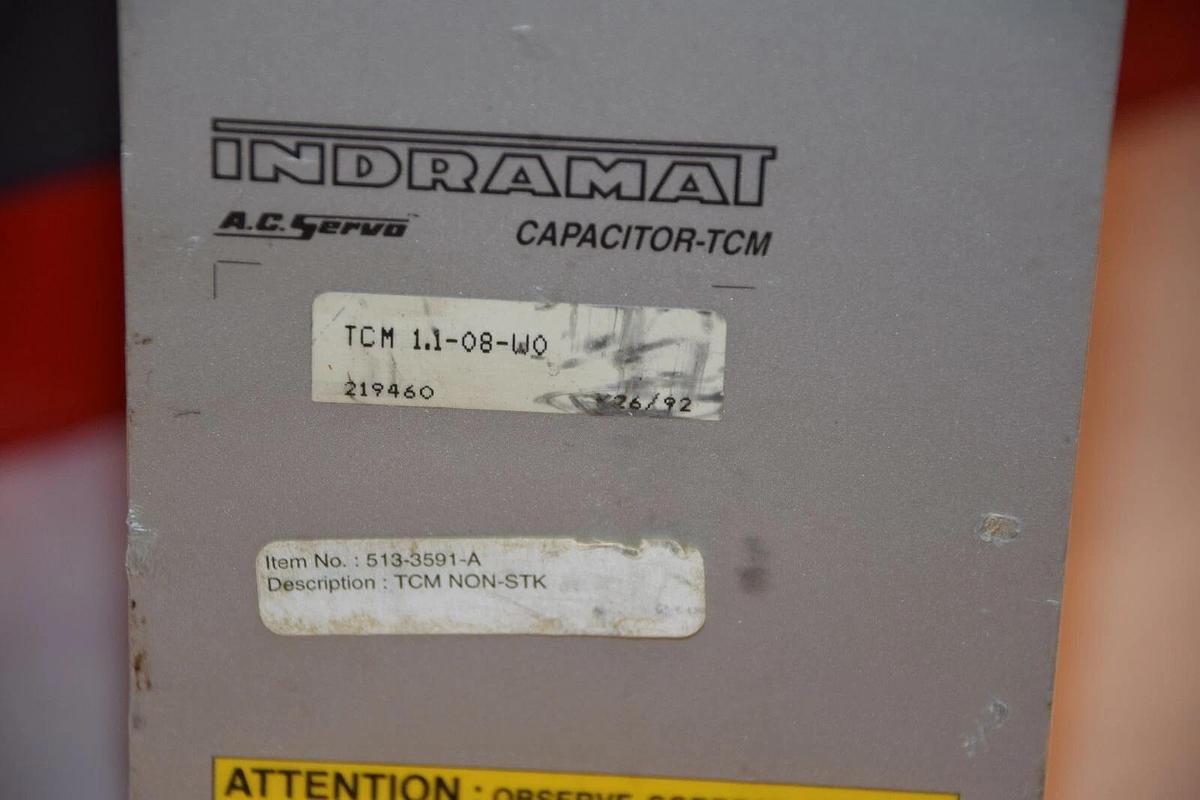 Used INDRAMAT TCM 1.1-08-W0 249460 AC SERVO CAPACITOR-TCM