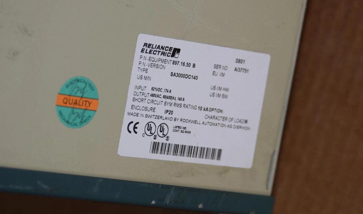 Reliance AutoMax SA3000 Distributed Power System AC Power Module SA3000DC140 NEW
