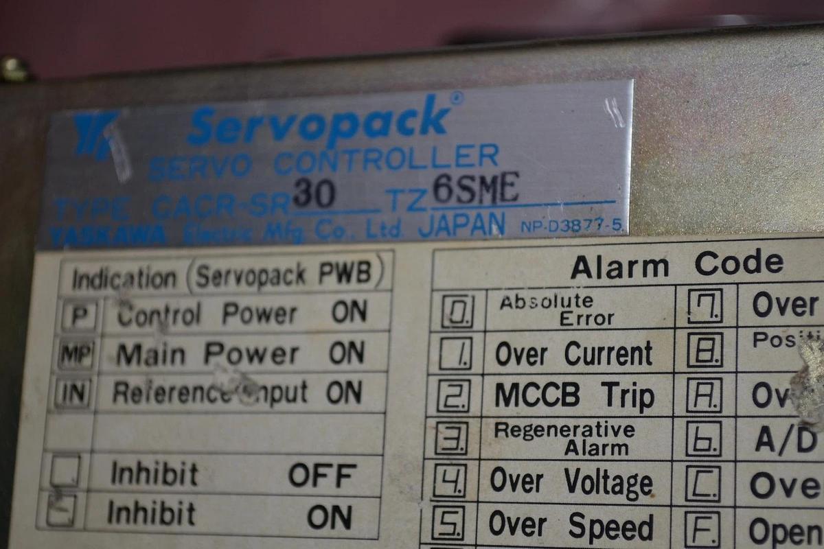 Refurbished Yaskawa Drive ServoPack CACR-SR30TZ0SM CACR-SR30TZ6SME CACR-SR30TZ6SM-E