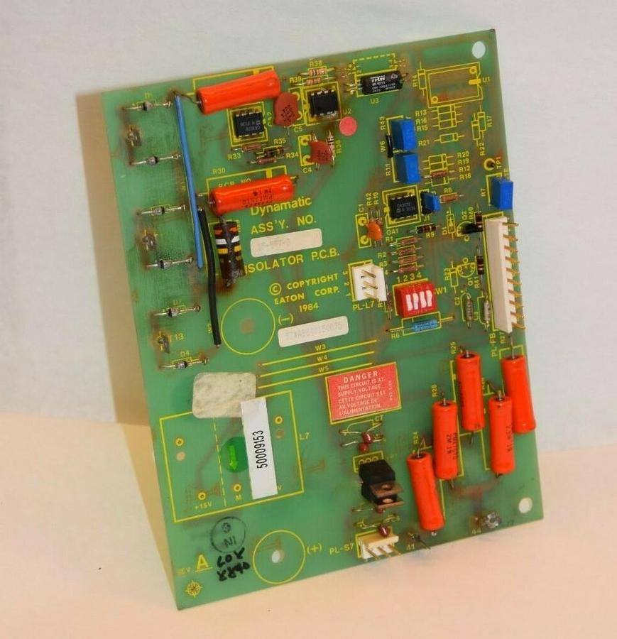 Used EATON 15-597-3 155973 Dynamatic Assembly Isolator PCB Board