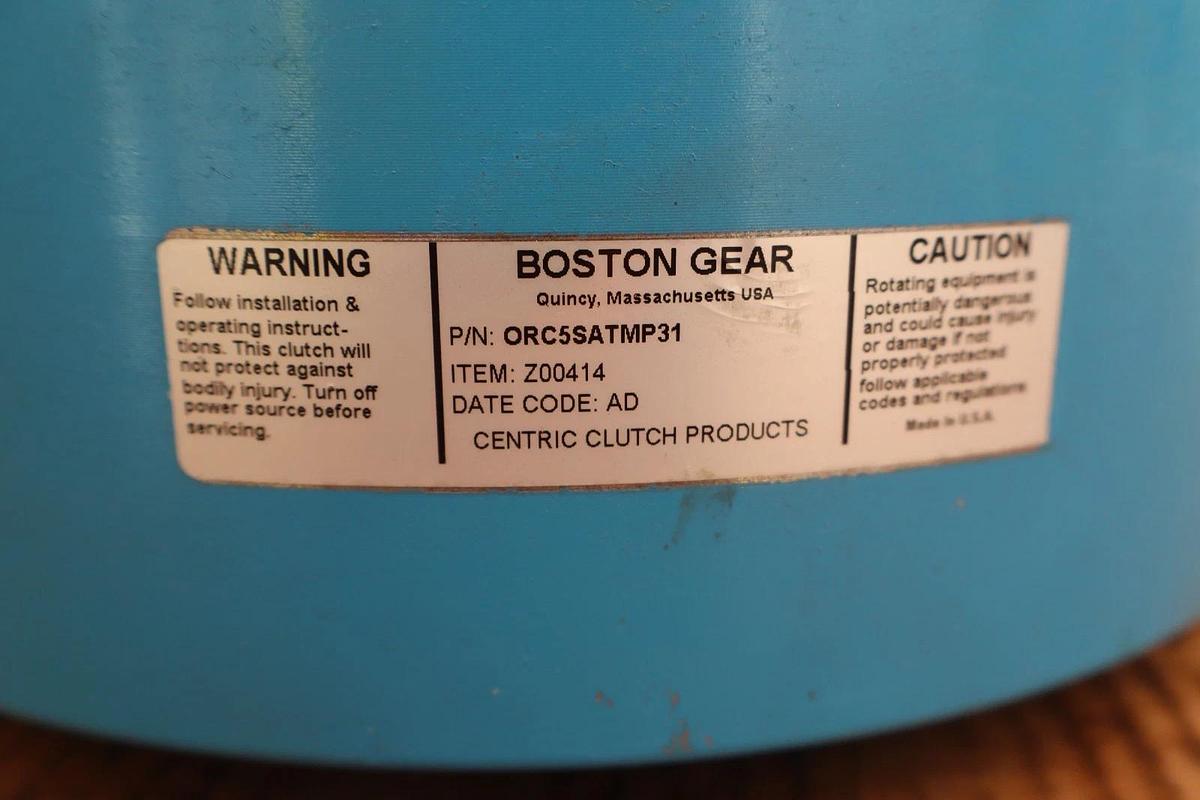 Boston Gear Centric Clutch ORC5SATMP31 Mechanical Overload Clutch (NOS)