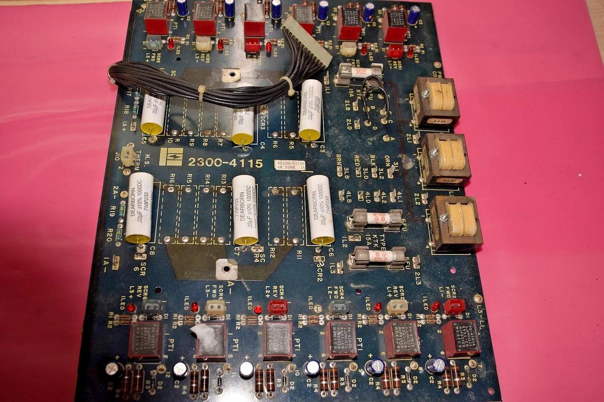 Used EMERSON CONTROL TECHNIQUES 2300-4115 23004115 A2300-4115R CIRCUIT BOARD