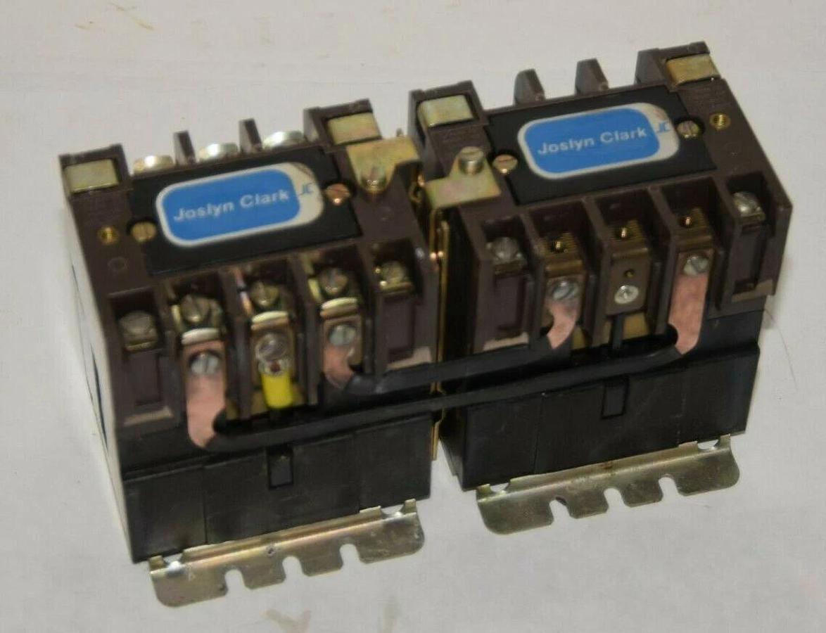 Used JOSLYN CLARK T31U031 Size 1 TB159-1 110-120V 50/60Hz Coil Reversing Contactor