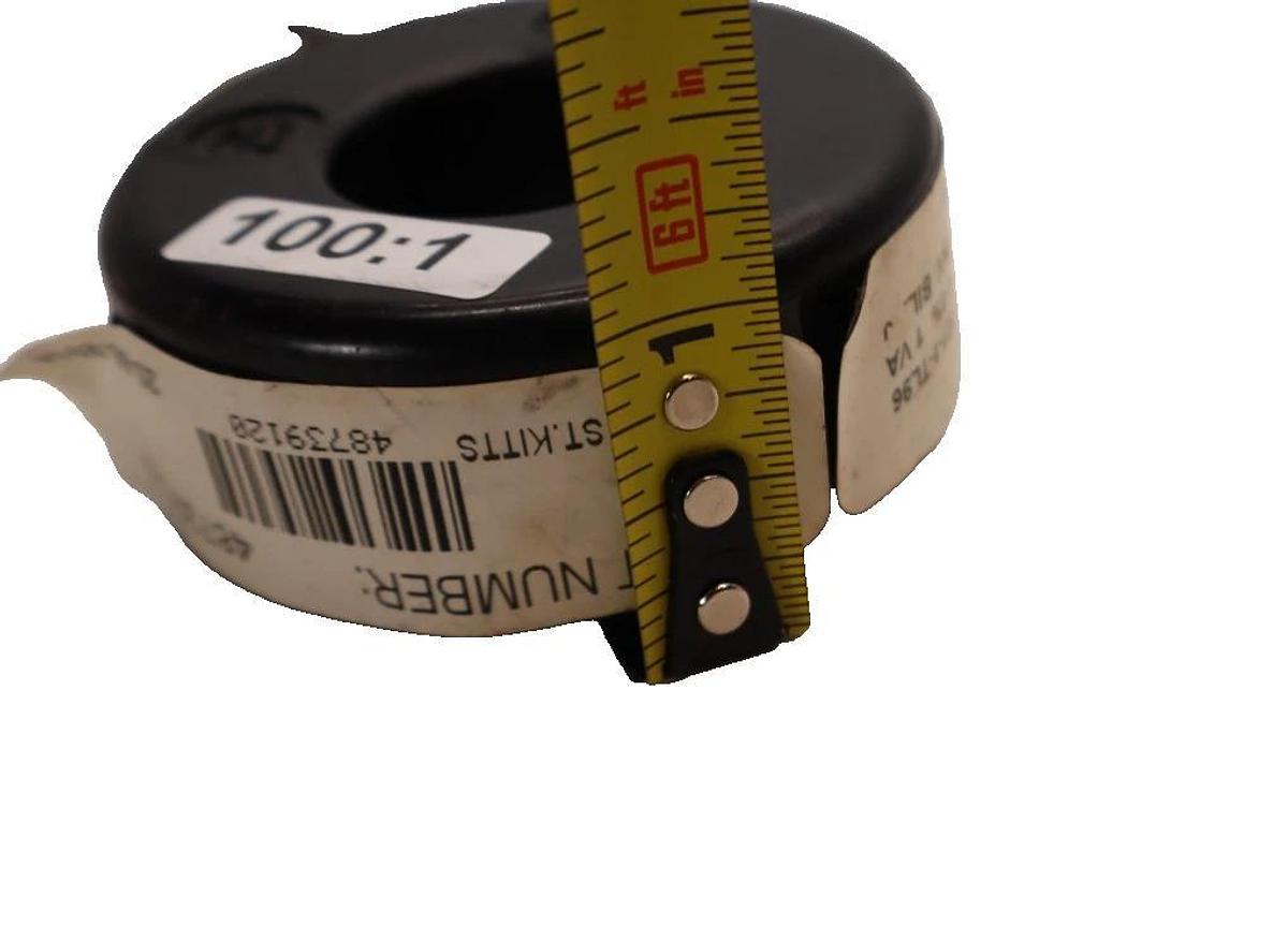 Used T.E. CONNECTIVITITY 526625P1 , 2RL-101-1-TL96 100:1A 50-400Hz Transformer