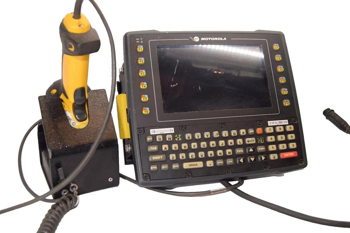 Used MOTOROLA / PSION INC. VH10/8516 Touchscreen Computer Terminal W/ LS3408 Scanner