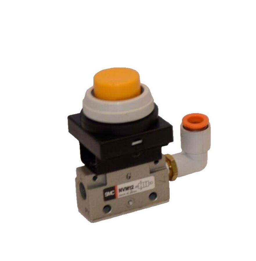 Used SMC NVM12 Mechanical Momentary Switch With Push Button