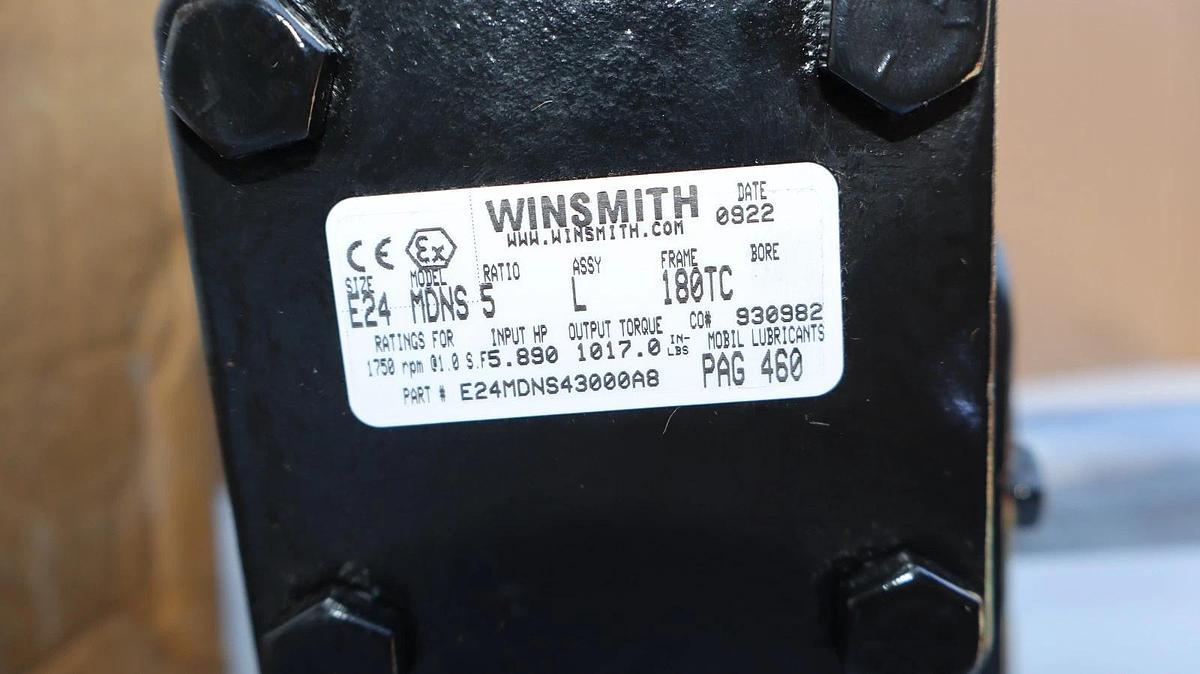Winsmith Gear Box Speed Reducer SE Encore E24 MDNS 5:1 L E24MDNS43000A8 NOS