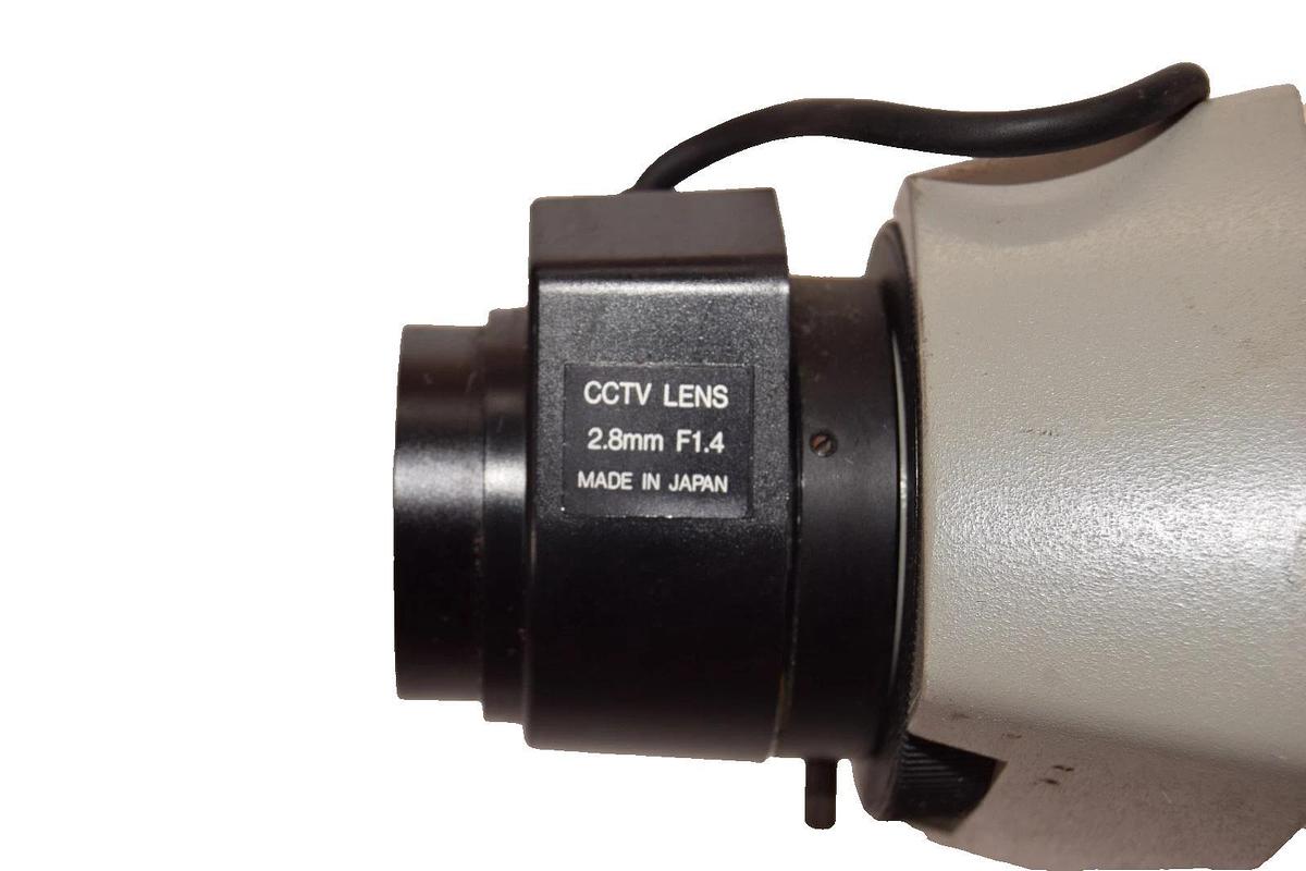 Used Ultrak KC4500MN 24Vac 60Hz 2.5W B/W CCD Camera w/2.8m F1.4 CCTV Lens