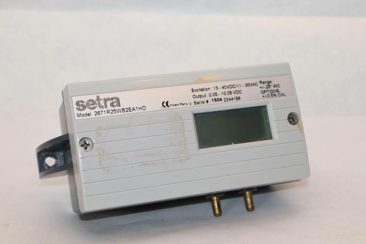 Used SETRA 2671R25WB2EA1HD 0.05-10.05Vdc Pressure Transducer Sensor