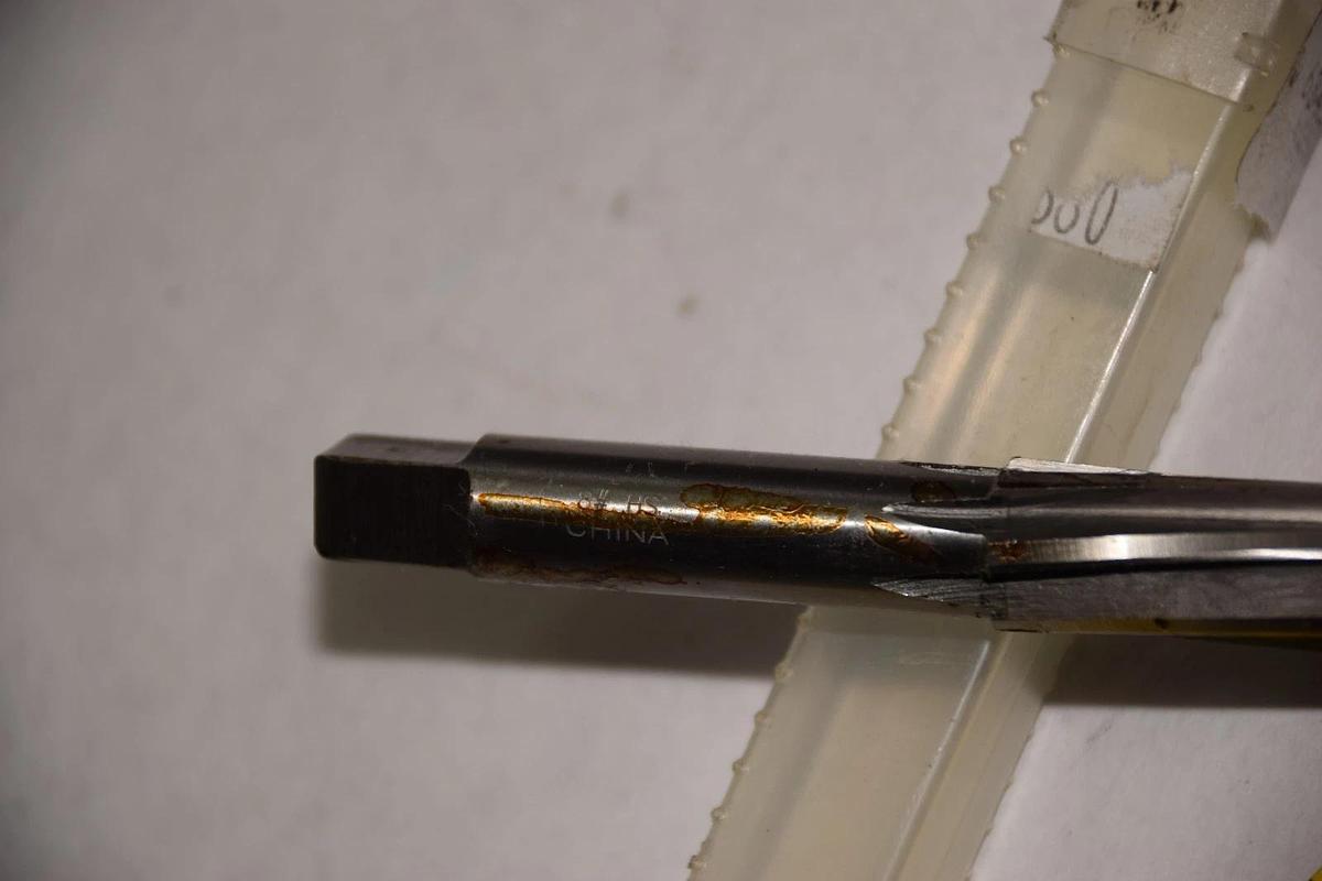 NO NAME 557 HSS #8 HIGH SPEED HELICAL FLUTE TAPER PIN REAMER NEW