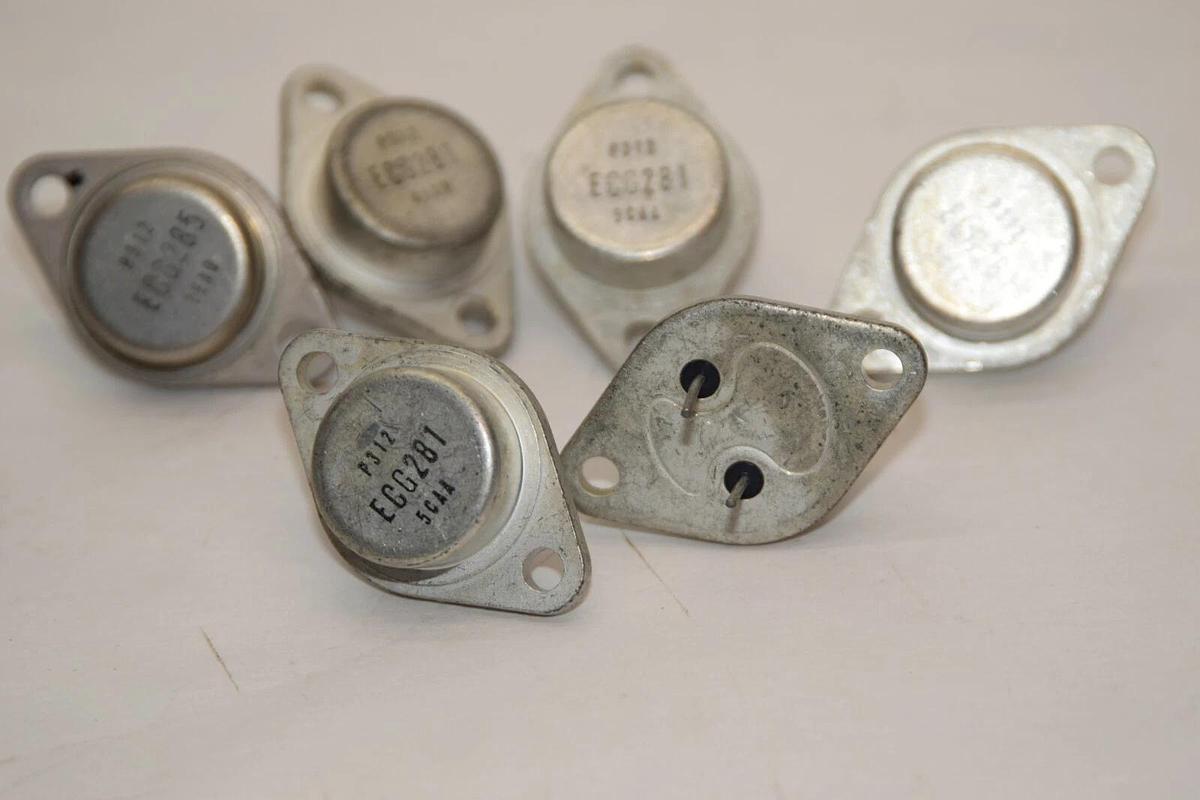 (NEW - Lot of 6) SYLVANIA ECG281 P312 Transistor