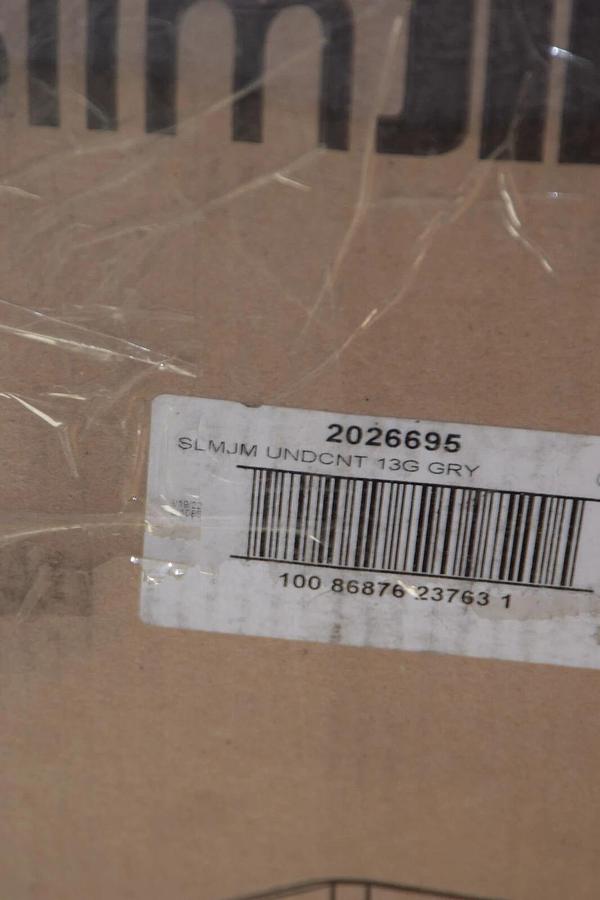 (NEW - Box 3) RUBBERMAID SlimJim Under-Counter Container 13 Gal Gray 2026695