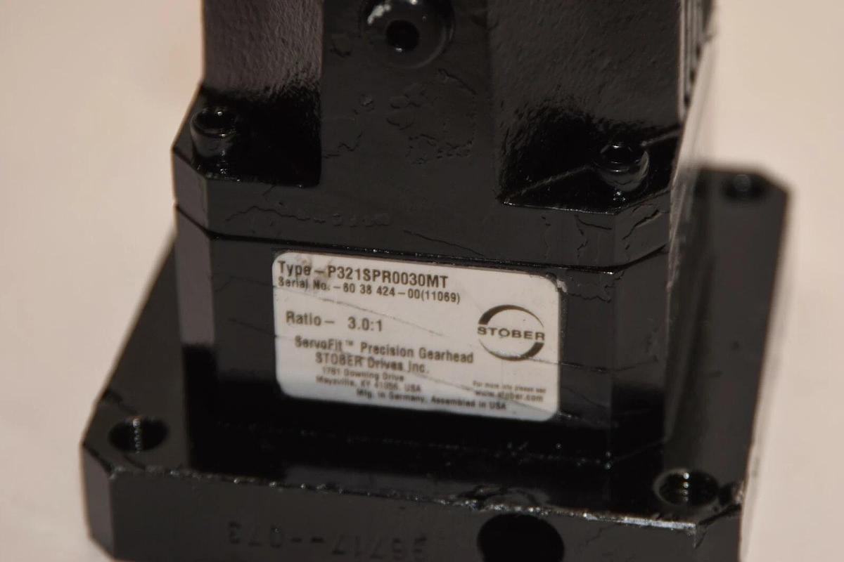 Used STOBER P3321SPR0030MT 3.0:1 Ratio ServoFit Precision Gearhead