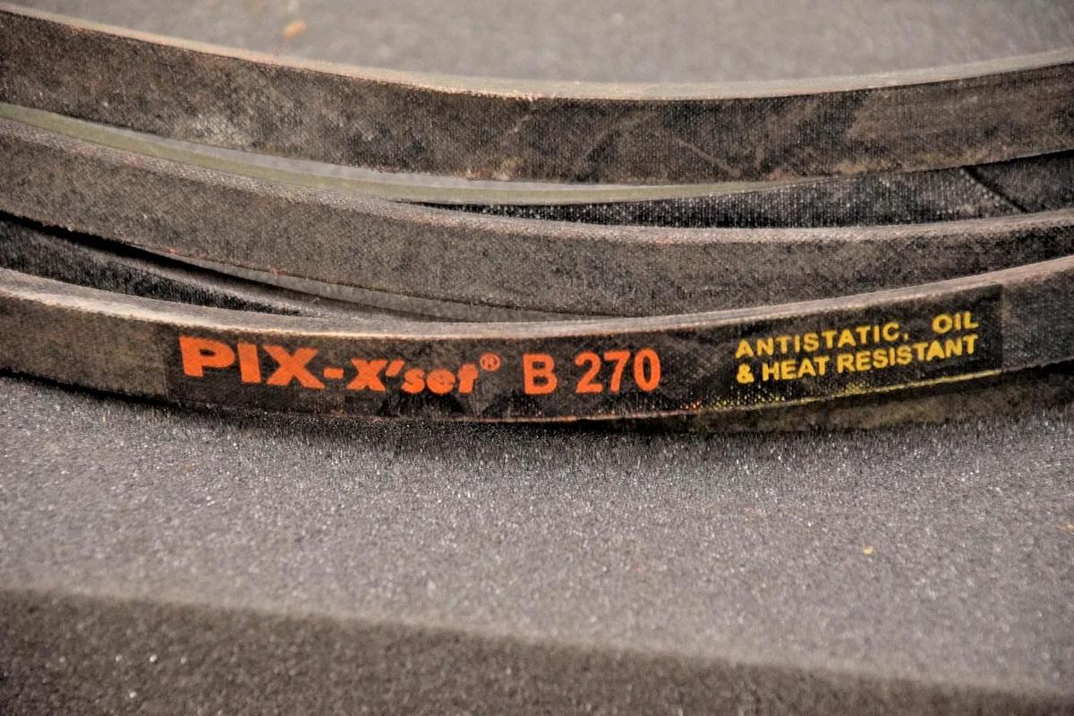 PIX B 270 B270 B-270 ANTISTATIC, OIL & HEAT RESISTANT X'SET V-BELT NEW