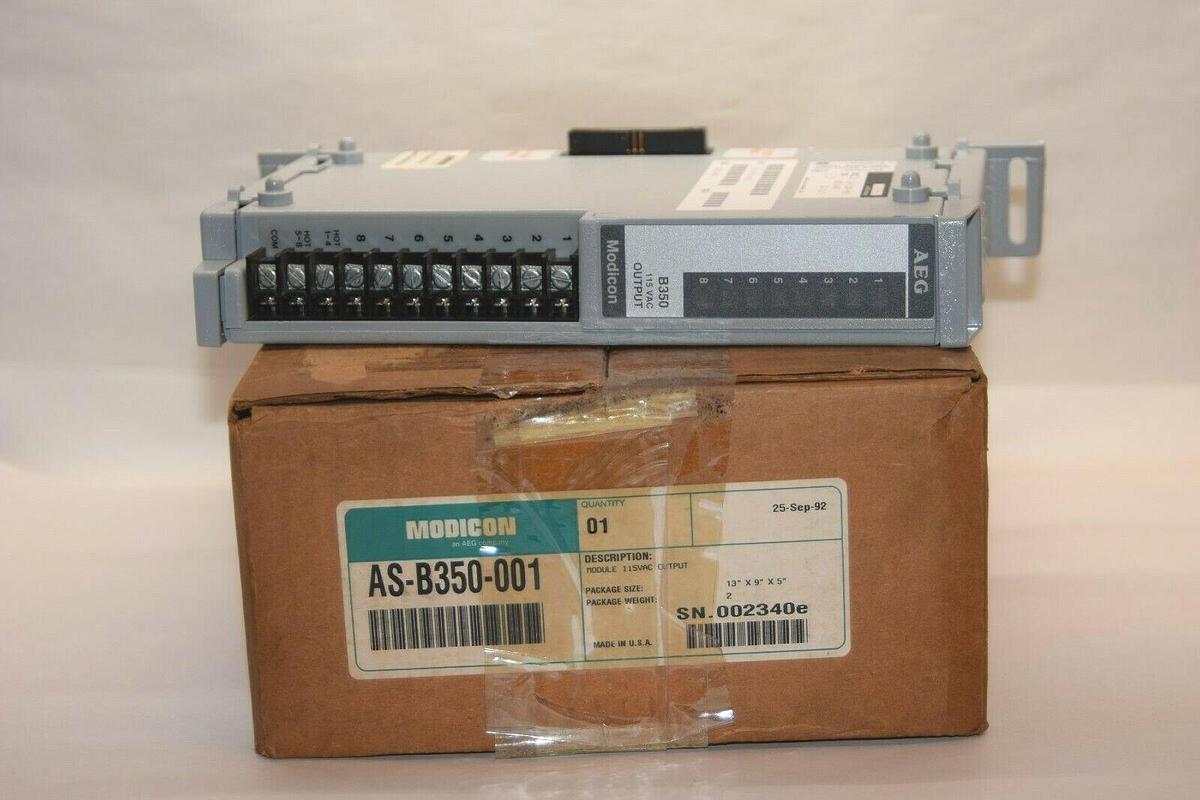 (NEW) MODICON AS-B350-001 ASB350001 115Vac Output Module