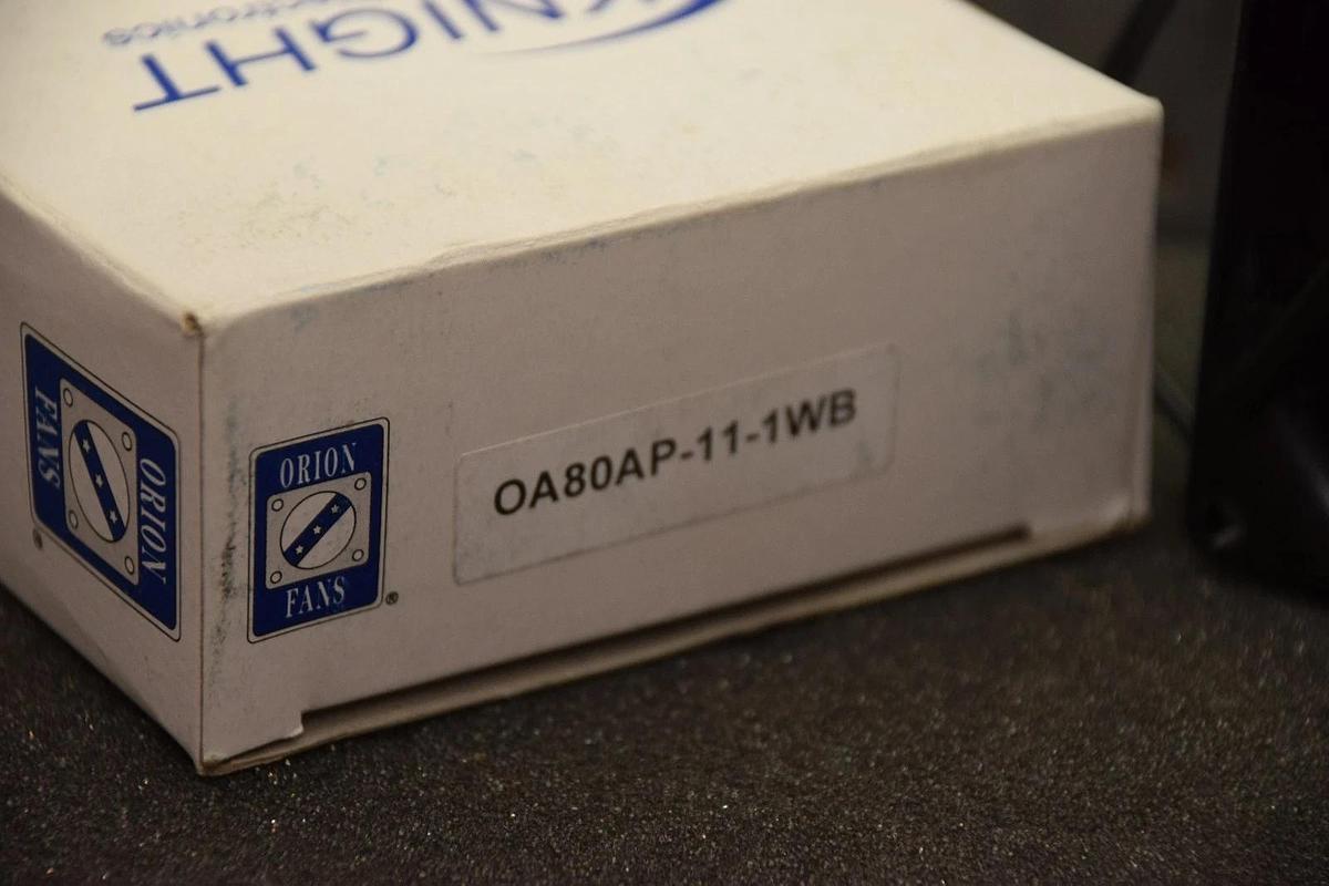 KNIGHT ELECTRIC OA80AP-11-1WB 115VAC 50/60Hz 0.14/0.12A 12/9W COOLING FAN NEW