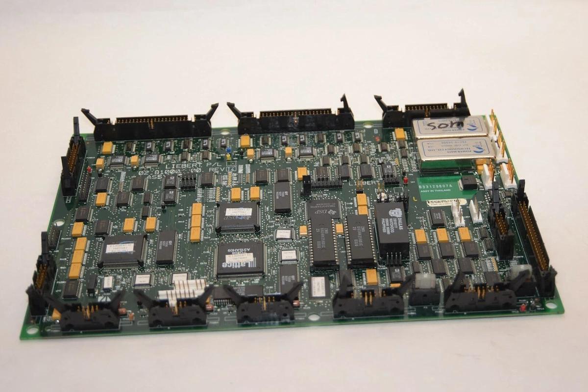 Used EMERSON / LIEBERT 02-810001-00 02_810001_00 PCB Circuit Board