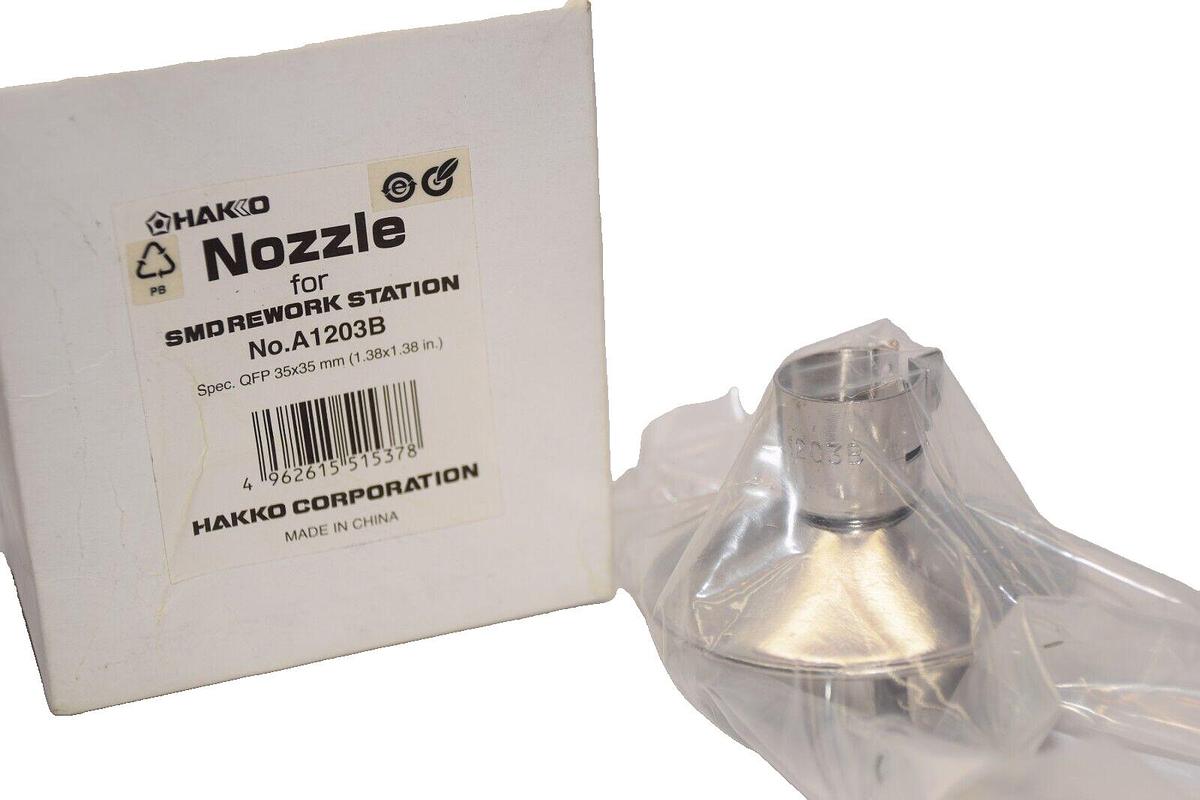 (NEW) HAKKO CORPORATION A1203B 35x35mm Hot Air Desoldering Nozzle