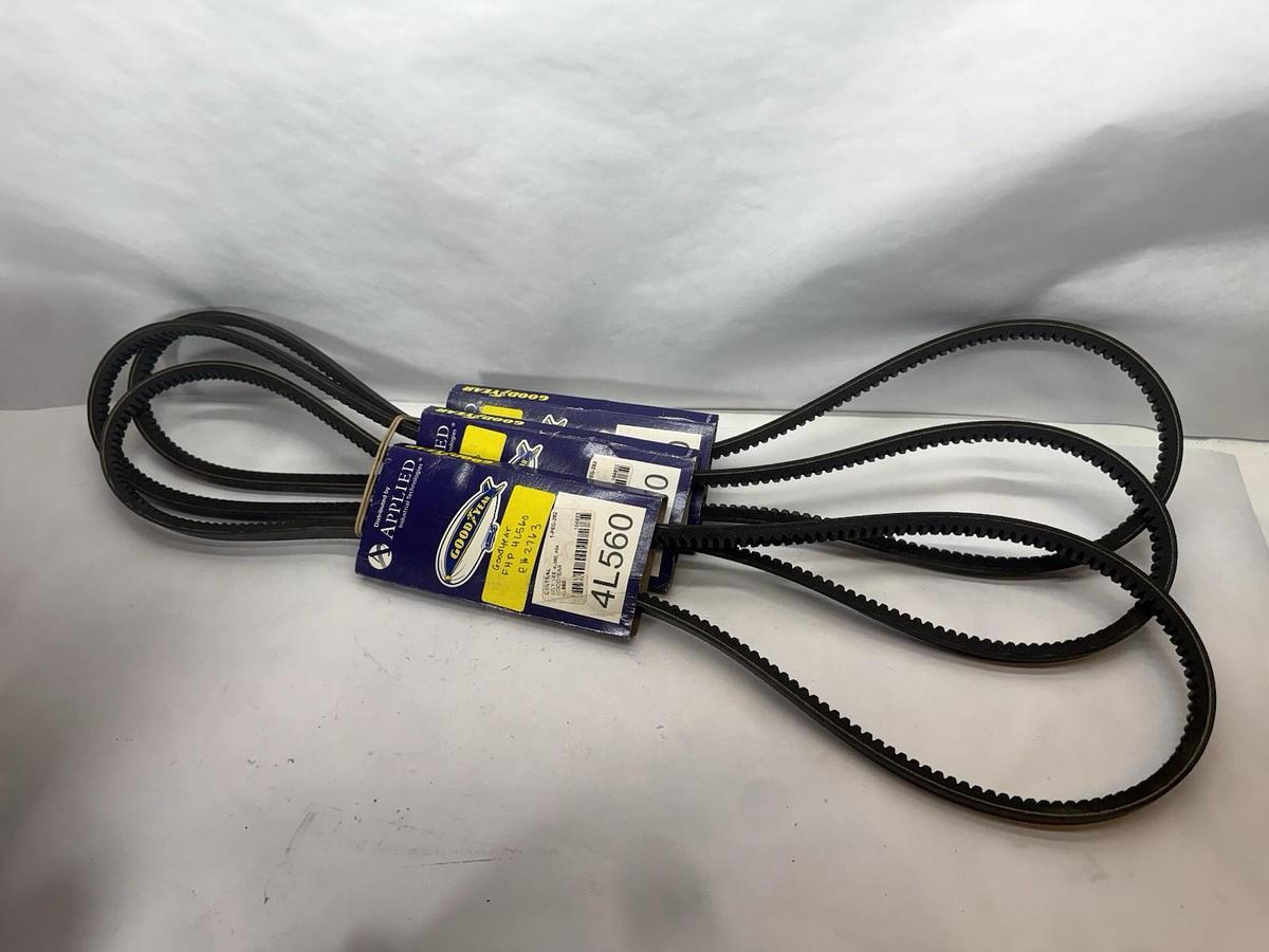 GOODYEAR V-Belt Belt FHP 4L560  FHP4L560 (NEW - Lot of 3)