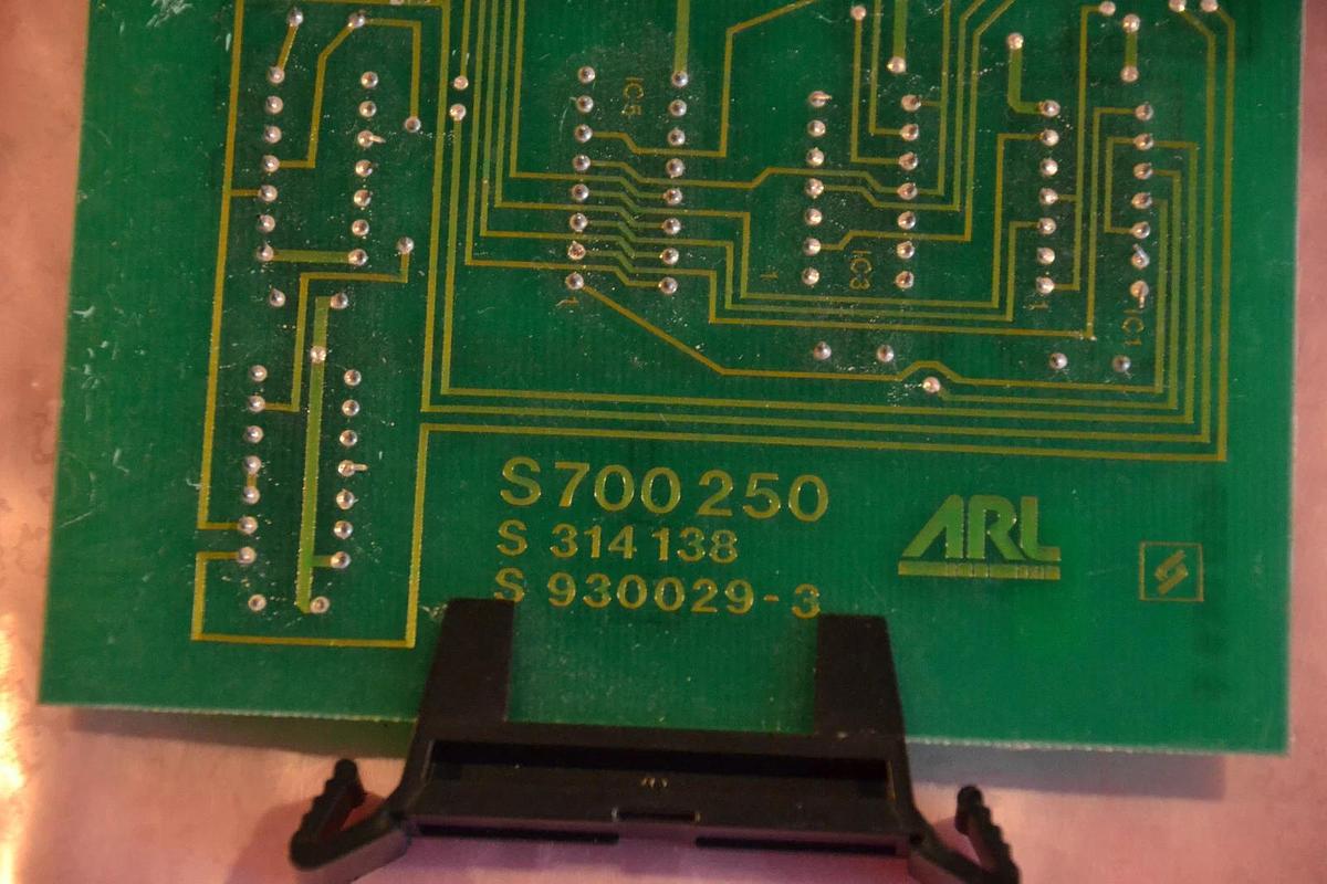 Used ARL CHARMILLES PRINT ELEC CIRCUIT BOARD CARD S 930029-3 S9300293 S700250