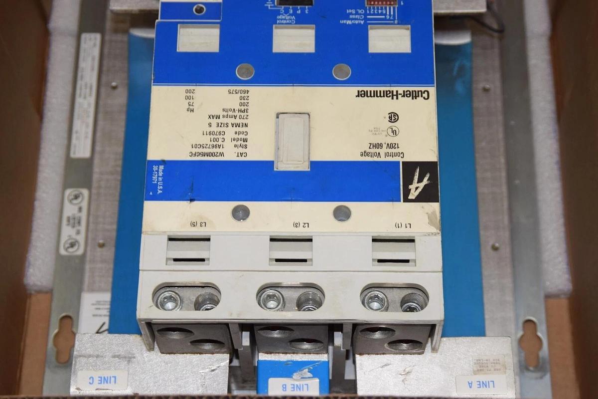 EATON Cutler Hammer Size 5 Soft Starter EA270PN W200M5CFC Advantage Sz 5 NEW