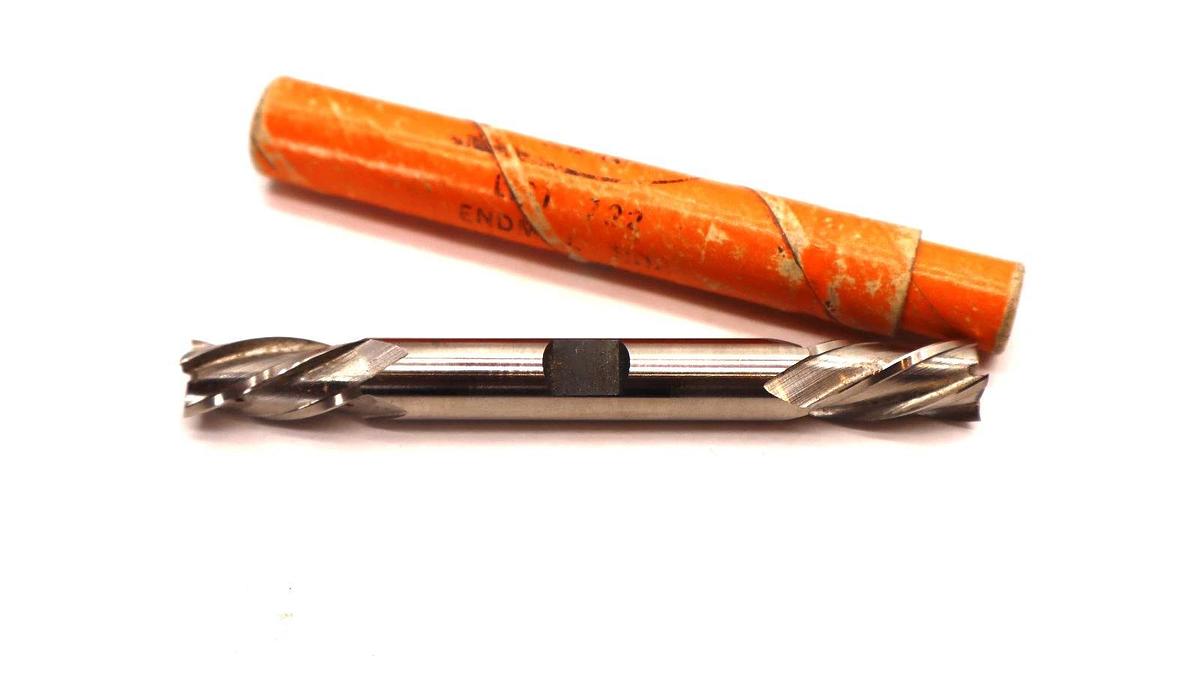 (NEW) BRUBAKER 1/8" x 3/8" Two Flute Double End Mill
