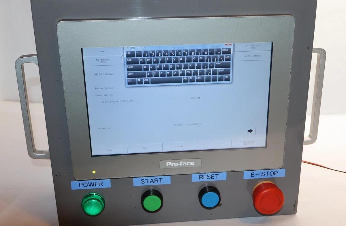 Used Proface Operator Interface 10" Display in Enclosure SP-5B41 SP5B41 PFXSP5B41 12v