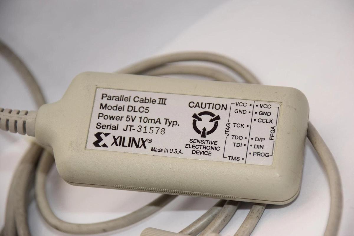 Used XILINX DLC5 5V 10mA Parallel Cable III