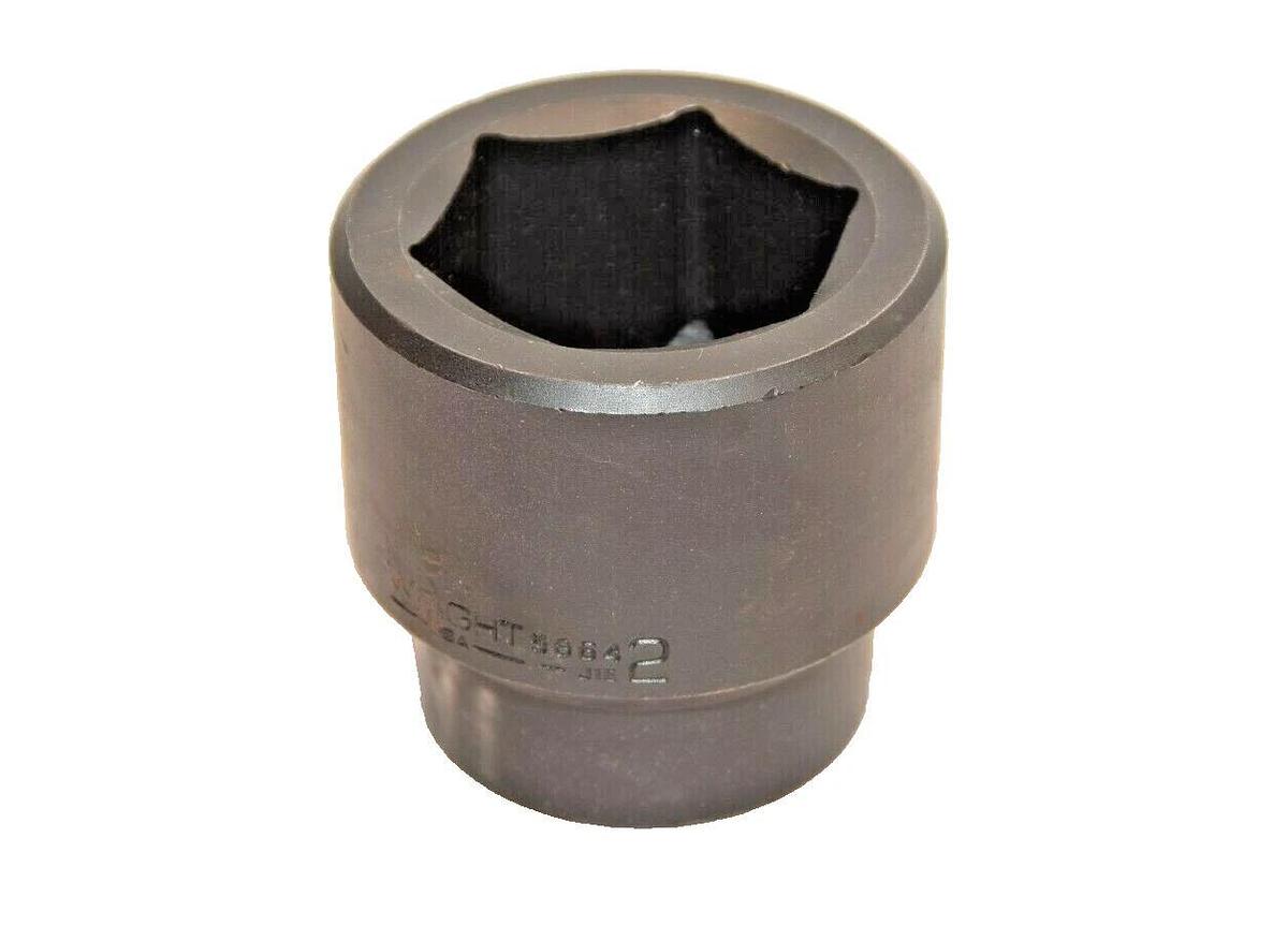 WRIGHT TOOL 5864 2" 6 Point Spline Drive Impact Socket (NEW)