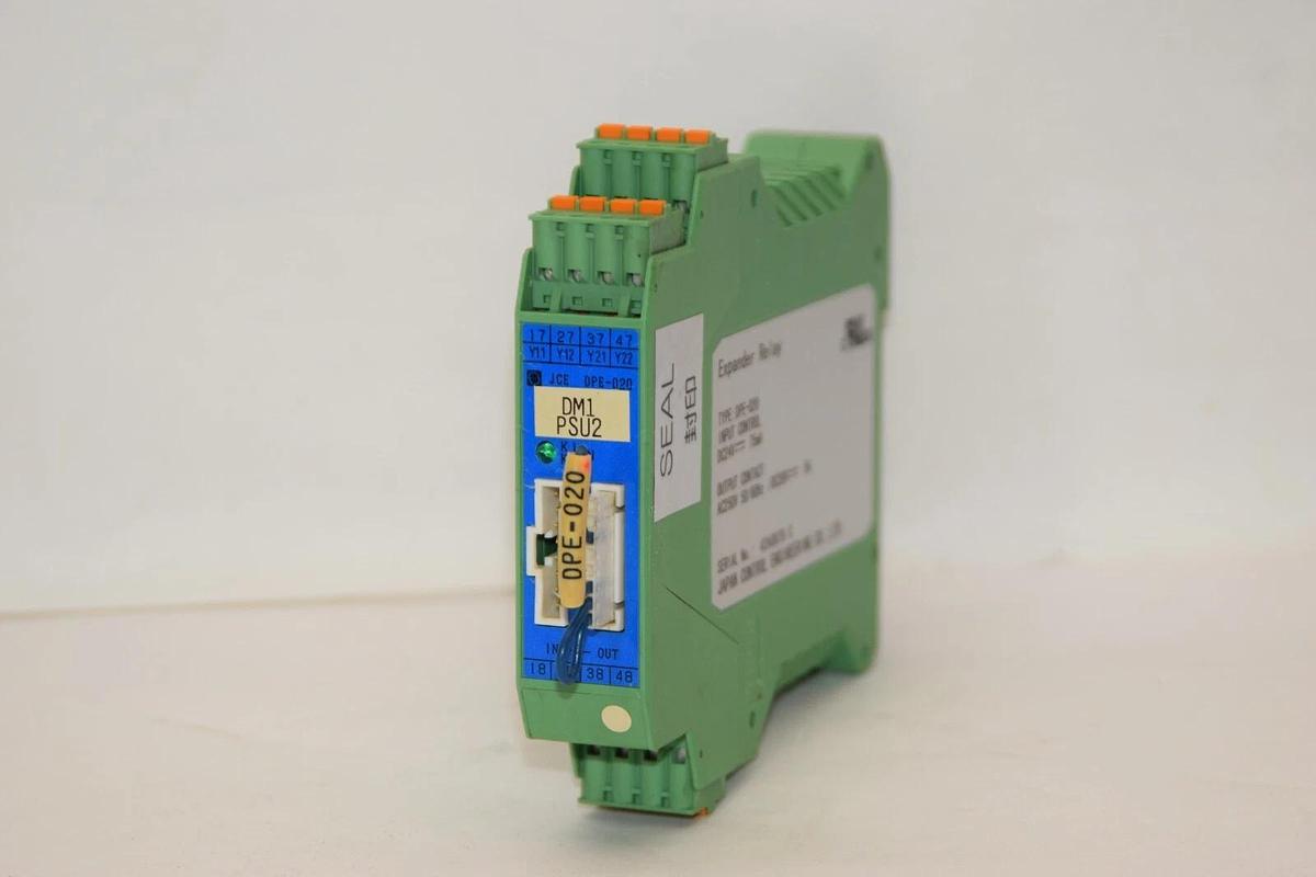 Used JAPAN CONTROL ENGINEERING CO. DPE-020 24Vdc 75mA Expander Relay