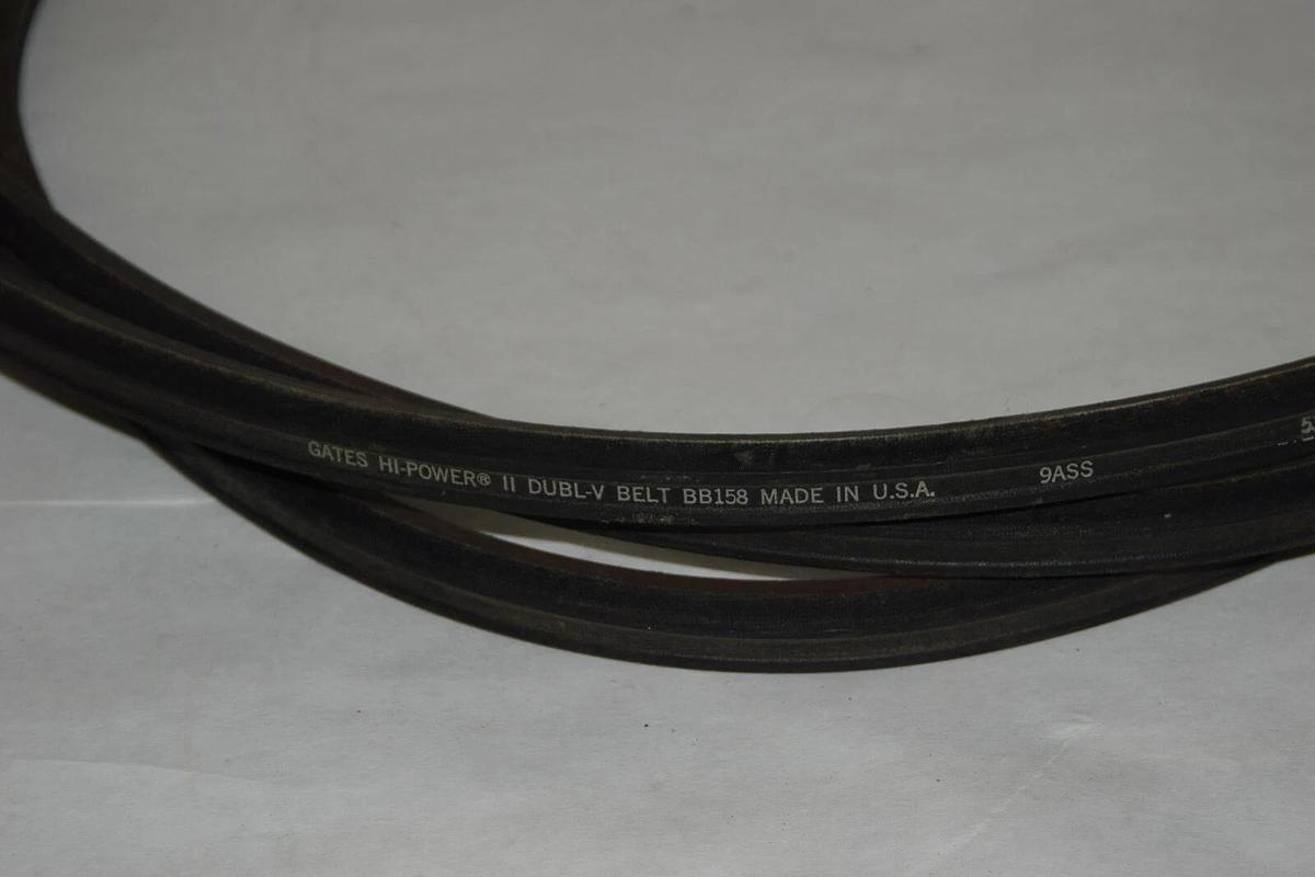(New) Gates BB158 Double V Belt USA BB 158 BB-158 V-Belt Vbelt