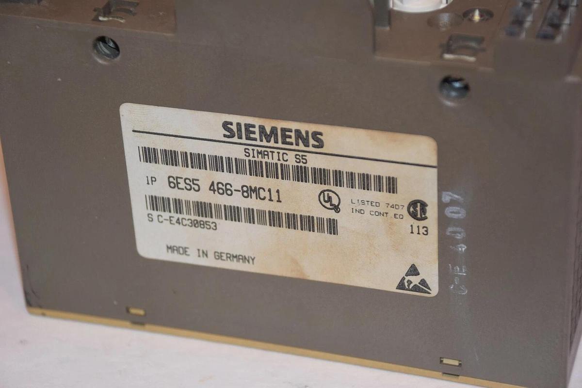 Used SIEMENS 6ES5 466-8MC11 6ES54668MC11 SIMATIC S5 ANALOG INPUT MODULE