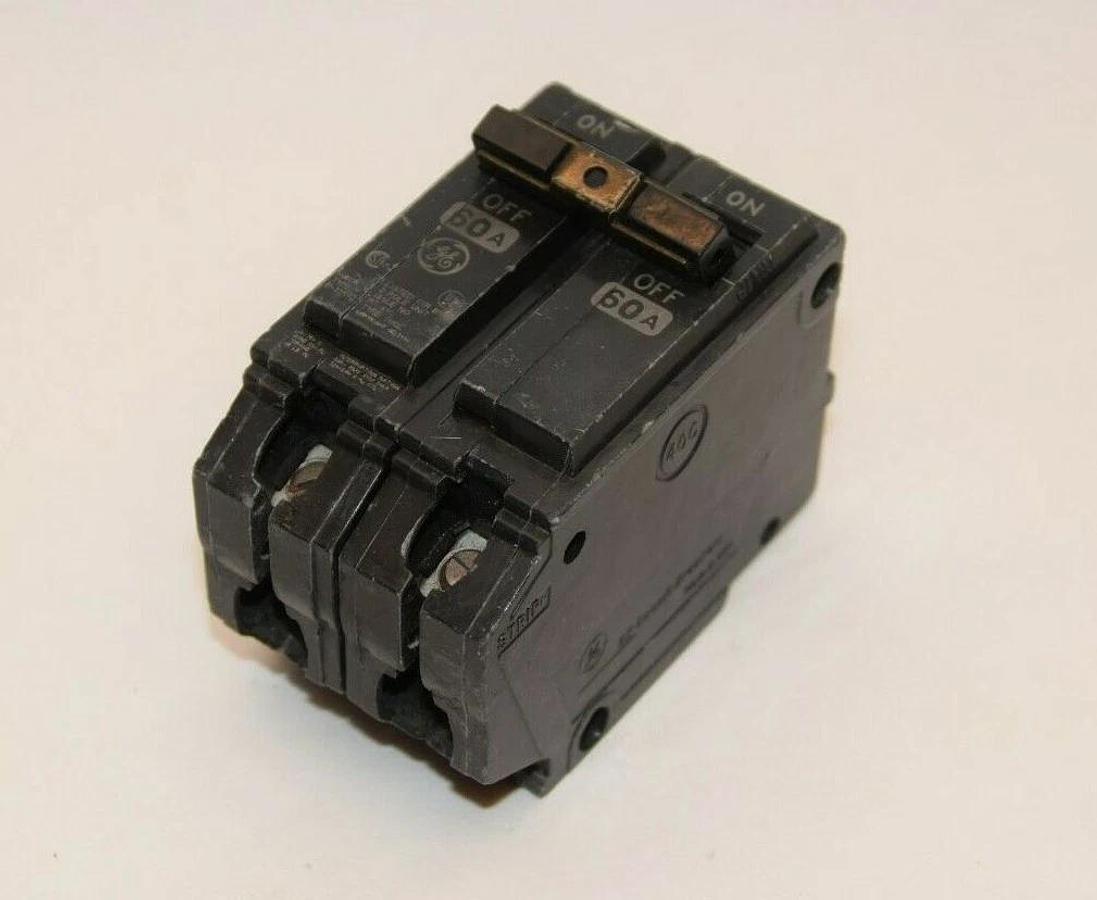 (NEW) GE THQL 60 THQL60 60A 60 Amp 2Pole Standard Trip Circuit Breaker