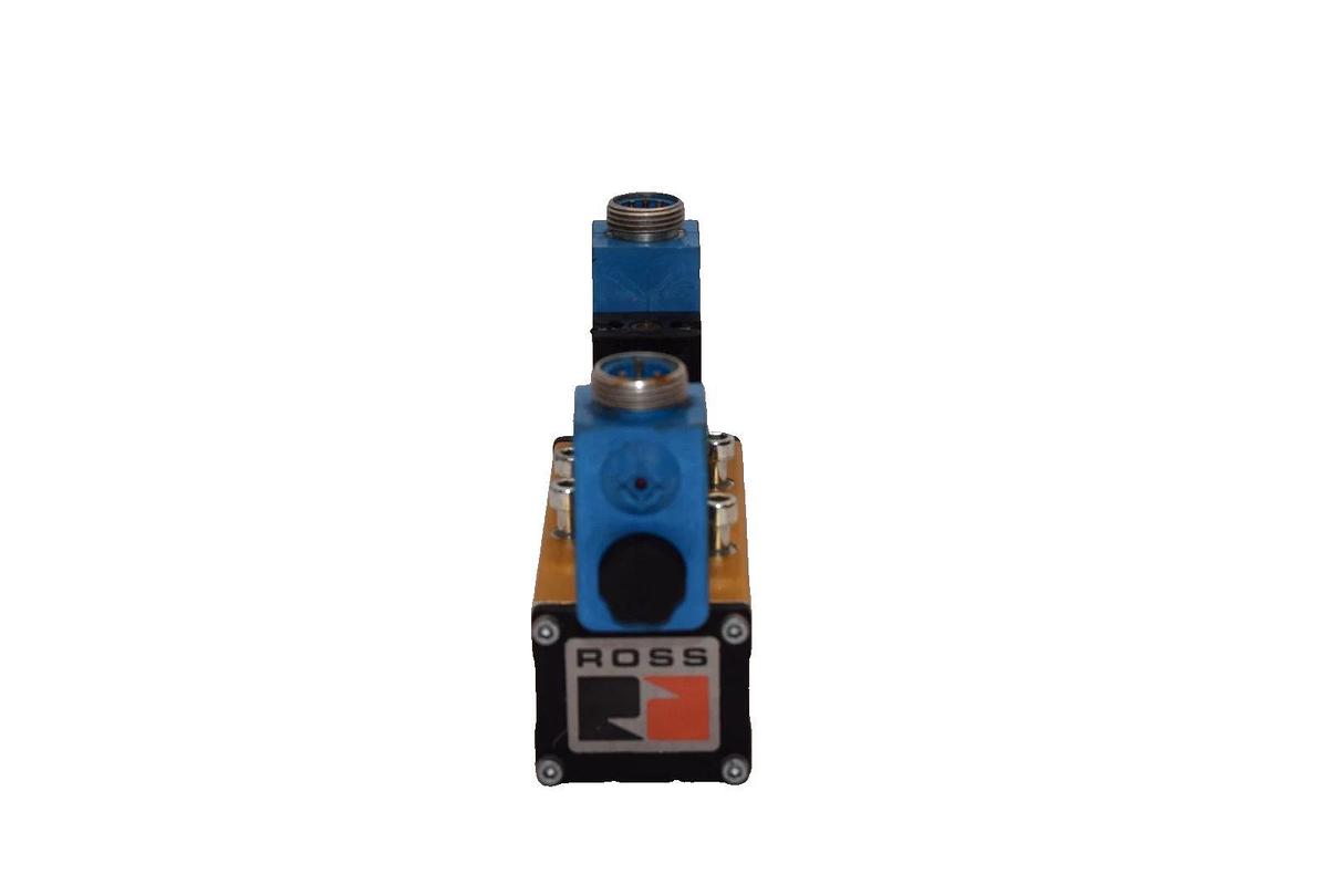 Used Ross W6077B3431 1-10Bar Pneumatic Solenoid Valve 24vdc coil