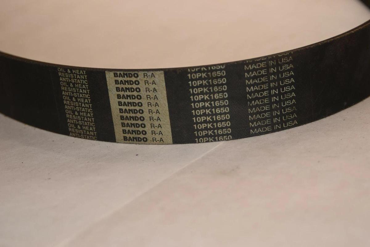 (NEW) BANDO 10PK1650 35mm USA Ribbed V-Belt