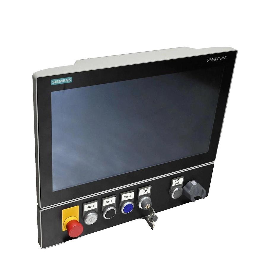 Used Siemens Simatic HMI TP1500 Comfort Pro Panel 6AV2124-0QC24-0BX0 w/Extension Unit