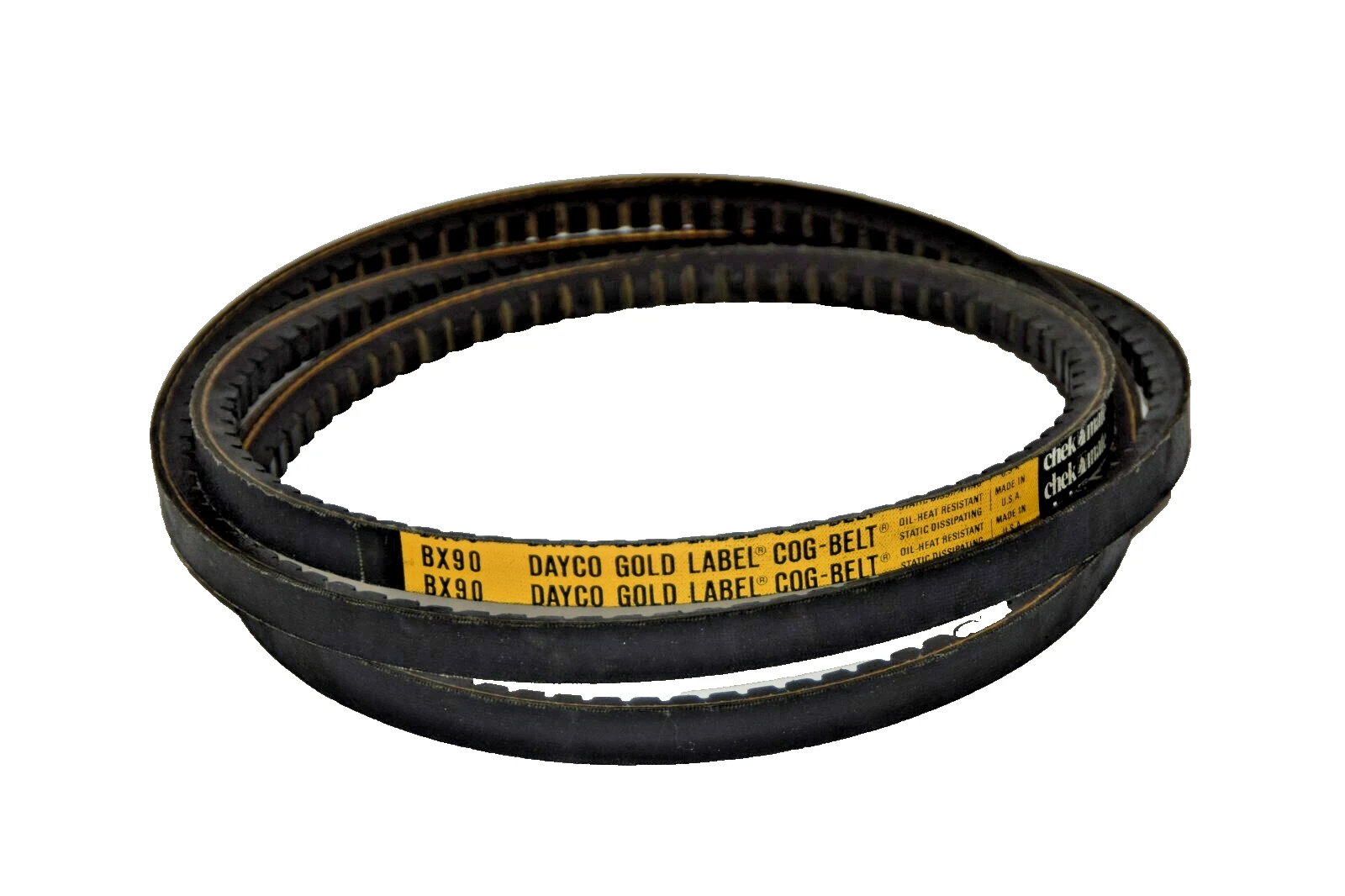 DAYCO Cogged V-Belt Belt Gold Label BX90 BX-90 V-Belt USA (NEW)