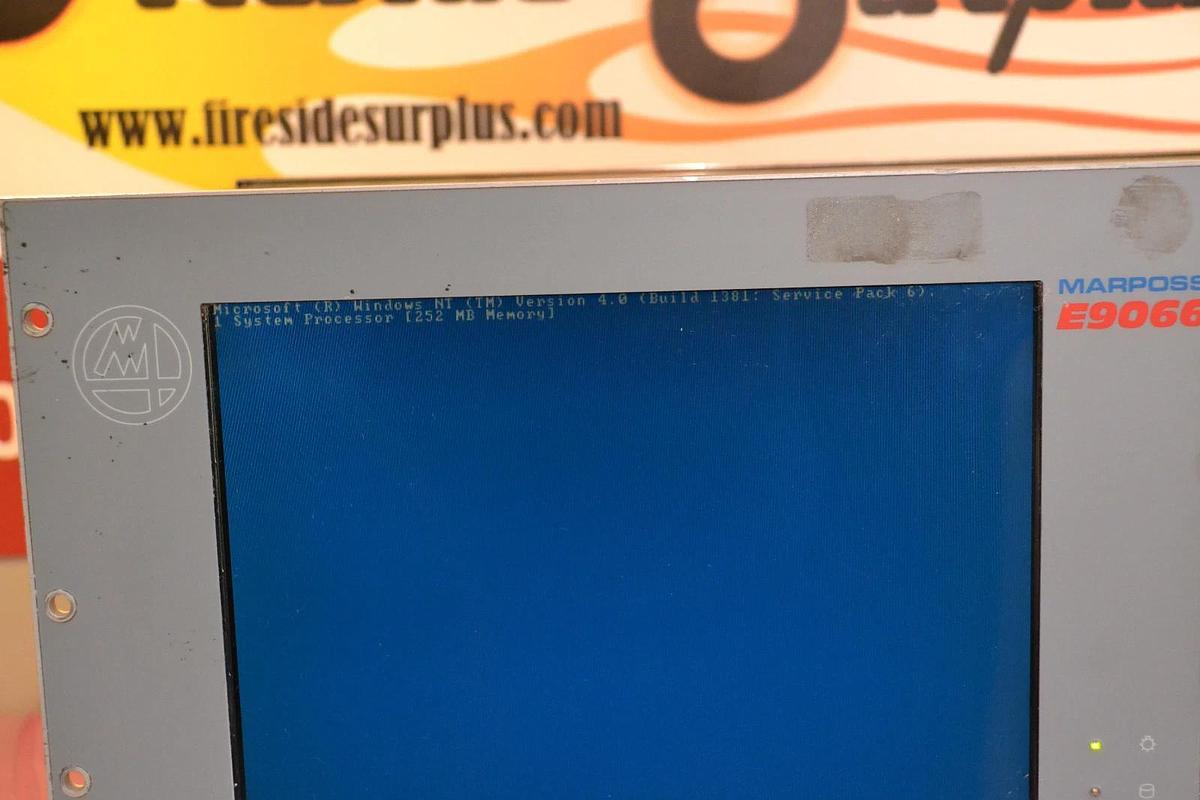 Used MARPOSS OPERATOR INTERFACE E9066 866DDDEFCC 230V 230 V WITH WINDOWS NT