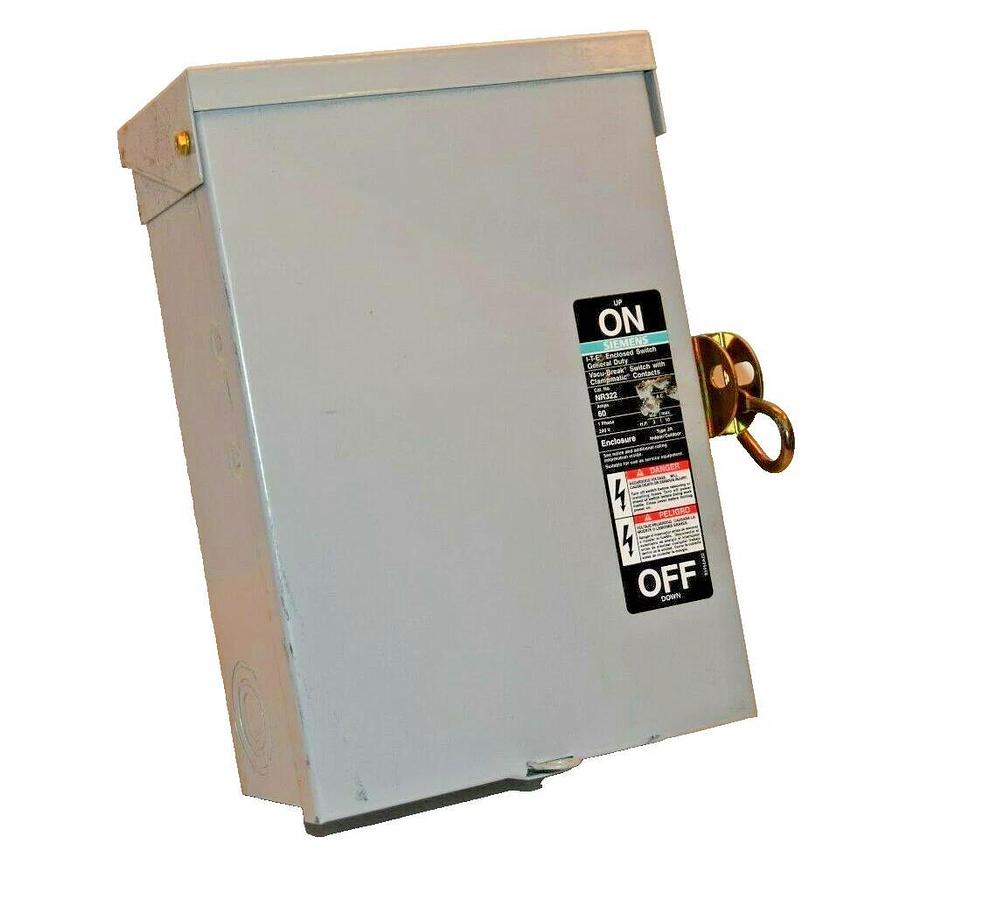 SIEMENS NR322 3R Series B 60A 60 Amp ITE Enclosed Fused Switch (NOS)