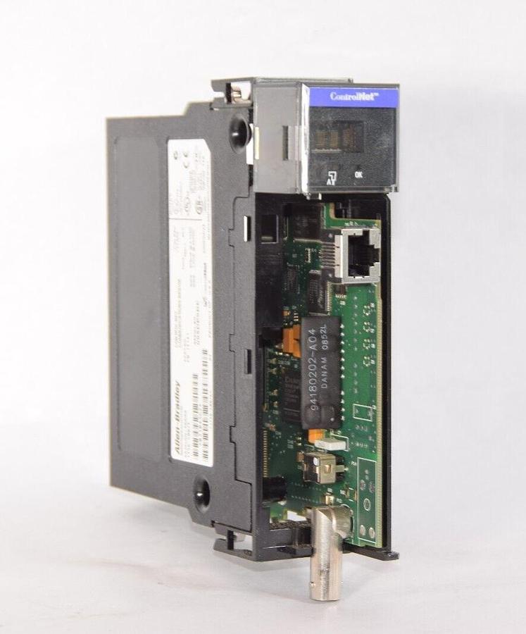 Used Allen Bradley 1756-CNB/E 1756-CNB Ser E Control Net Comm. Bridge *No Cover