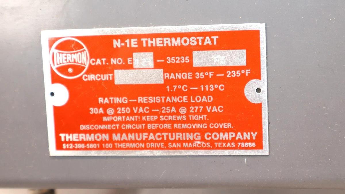 Thermon E42T-35235FG 35°F-235°F N-1E Thermostat (New)