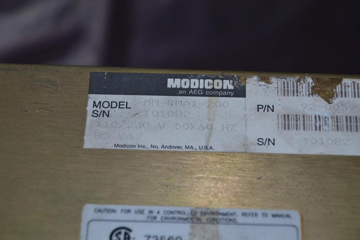 Used Modicon AEG Schneider MM-PMA1-200 MMPMA1200 92-00599-00 920059900