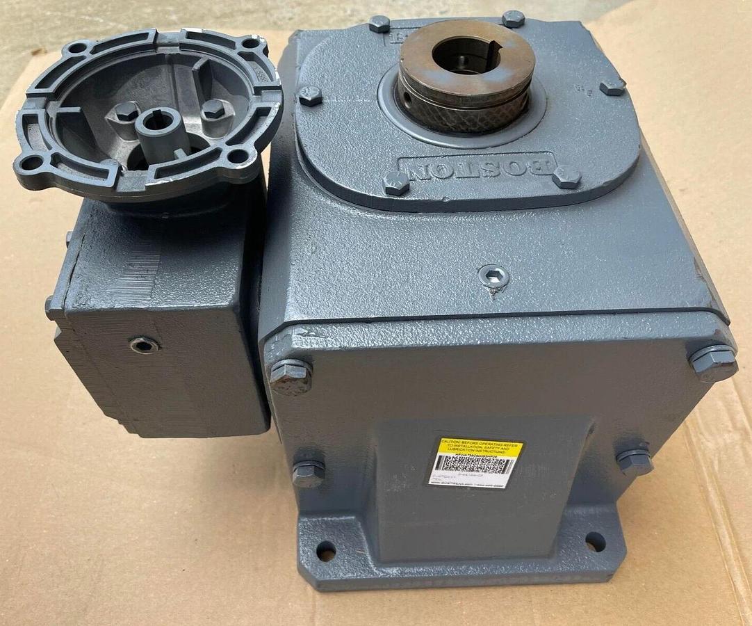 BOSTON GEAR Double Reduction Speed Reducer Worm Gear Box HFWA738C600B5HP26 600:1