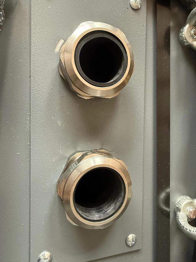 Used ORTEA 3ph Transformer, YXG1200CAB59863, 120kVA, Pri 480V delta, Sec 400V, 173.2A