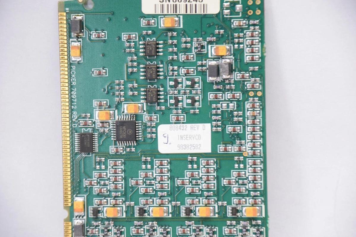 Used PICKER / INSERVCO INC. 709712 Rev D 808432 Rev D Board Card