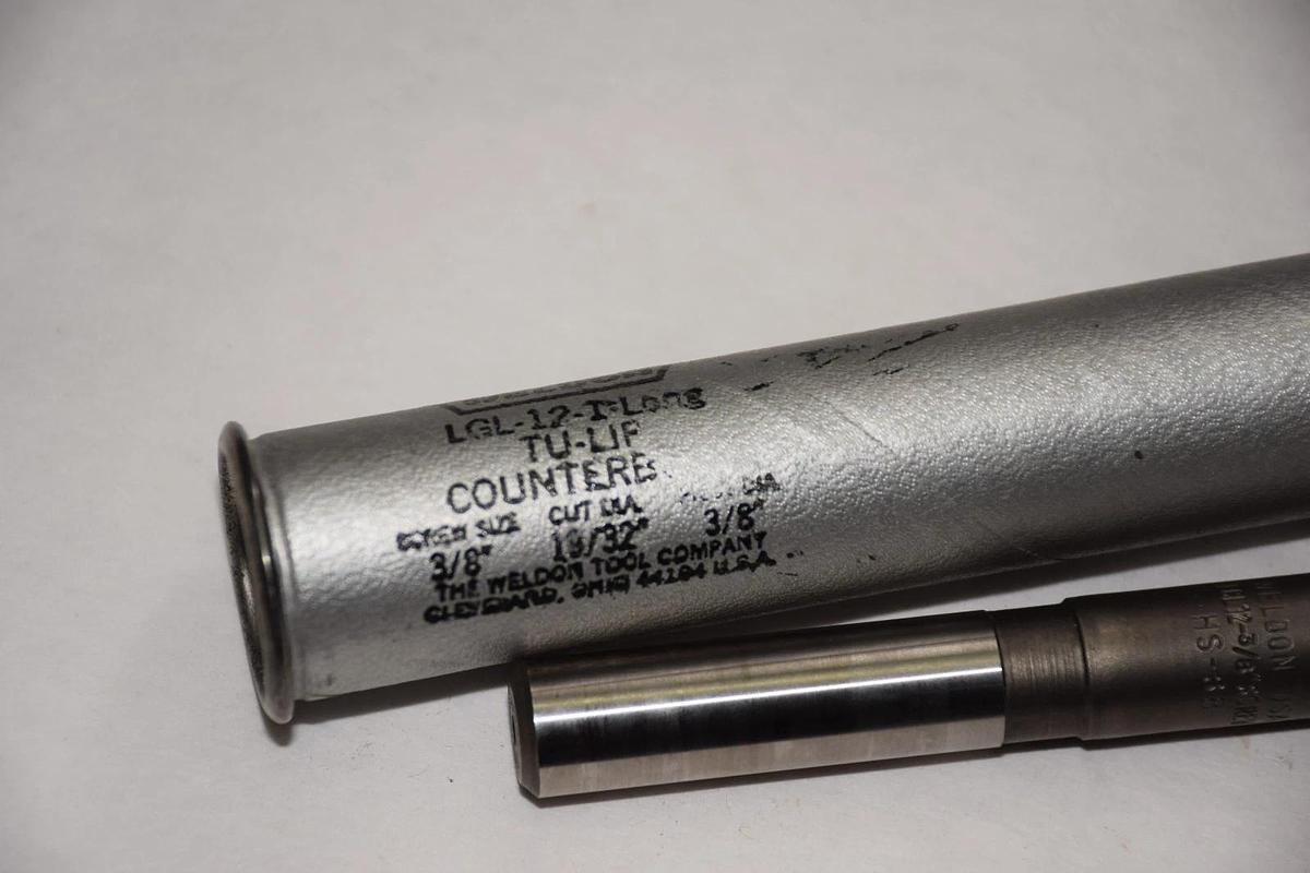 WELDON LGL-12-1-LONG LGL-12-1 TU-LIP 3/8" x 19/32" x 3/8" COUNTERBORE NEW