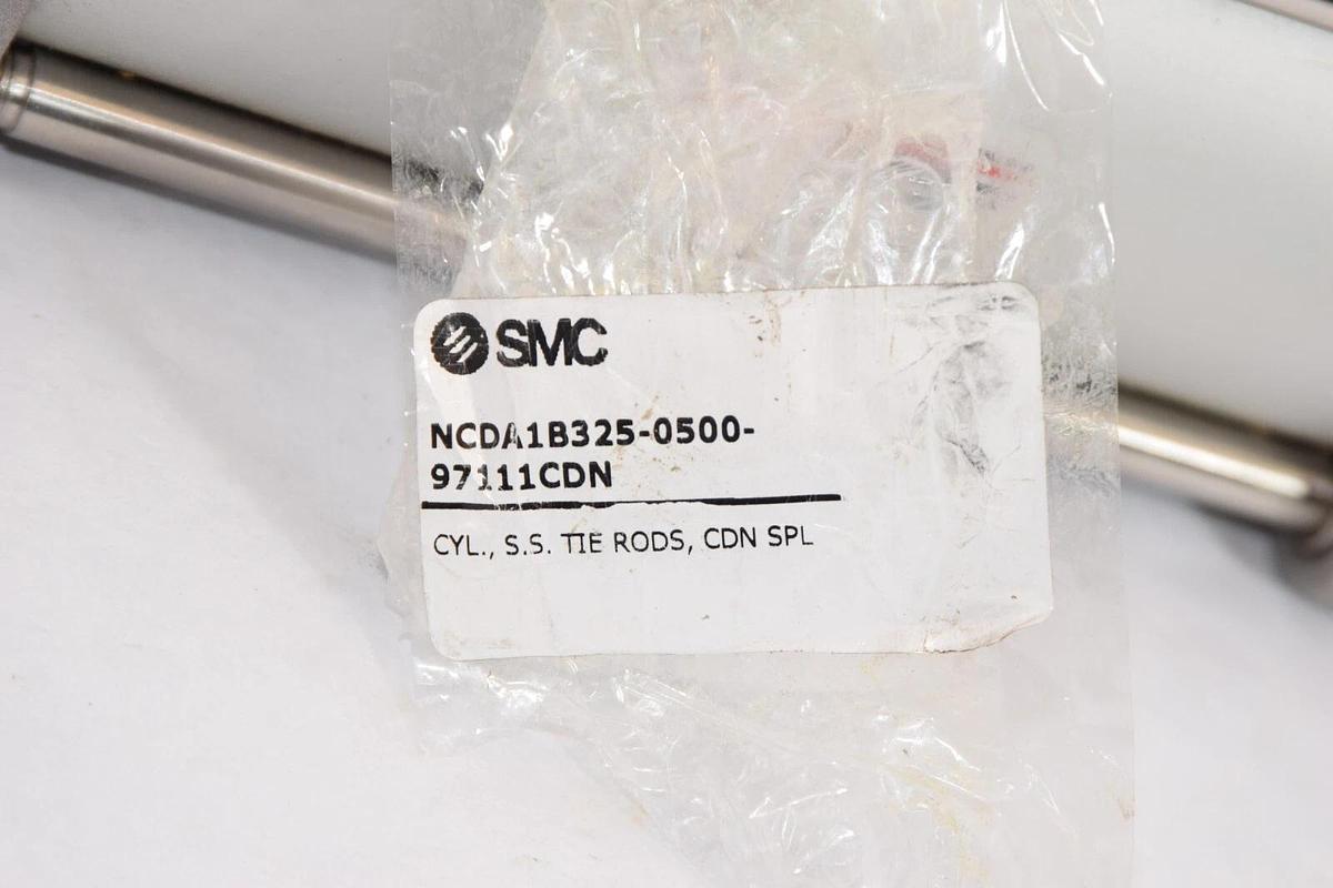 (NEW) SMC / LORENZ NCDA1B325-0500-97111CDN 250psi Tie Rod Cylinder