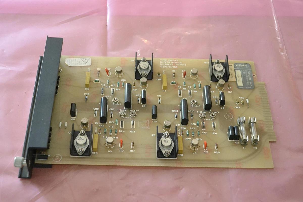 Used FISHER ROSEMOUNT BUFFER MODULE KM1542 43A7578A CIRCUIT BOARD CARD