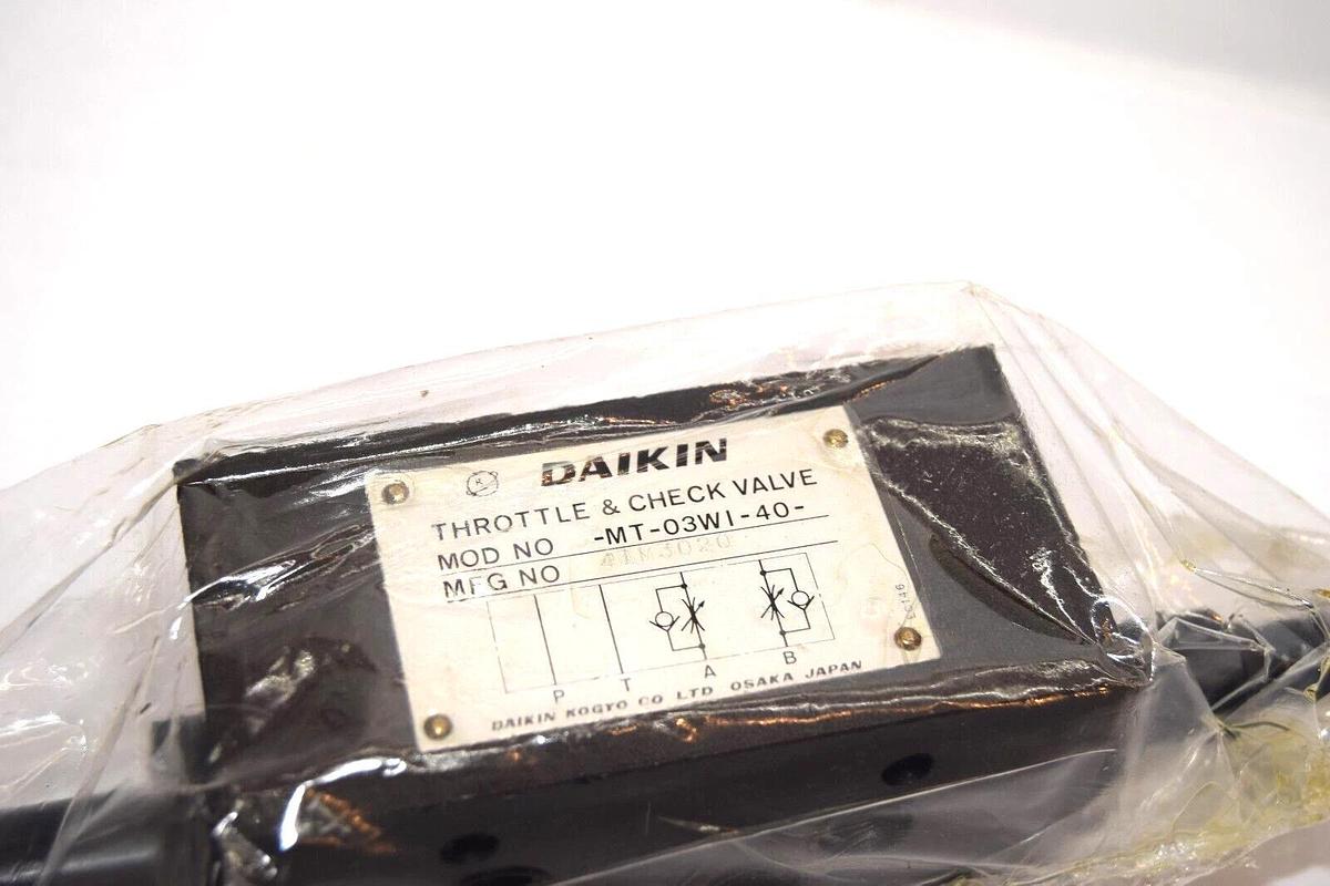 (NEW) DAIKIN MT-03WI-40 , MT03WI40 Throttle & Check Valve