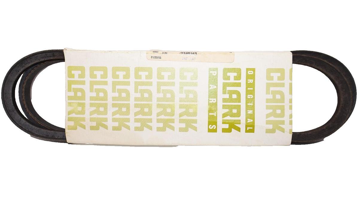 (NEW) CLARK 2740163 , DF 42-9998  Fan V-Belt OEM USA